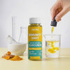 Liquid turmeric shot for instant absorption and daily immune system support